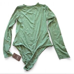 - Auden - Women's Luxury Collection 4-Way Stretch Long Sleeve Bodysuit